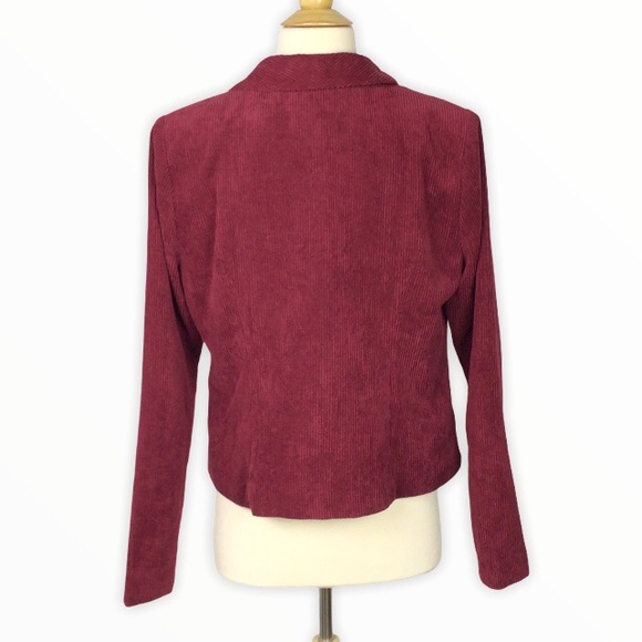 Modcloth | Executive Presence Corduroy Blazer L - Picture 4 of 8